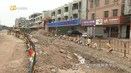 我市舊茂化路市政改造工程全力推進，打造更暢通宜居的城市動脈