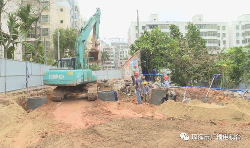 瓊海市一小門前路延長線市政工程進入沖刺階段 打通城市脈絡，提升區域發展新動能